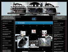 Tablet Screenshot of chinchilla.com.ar